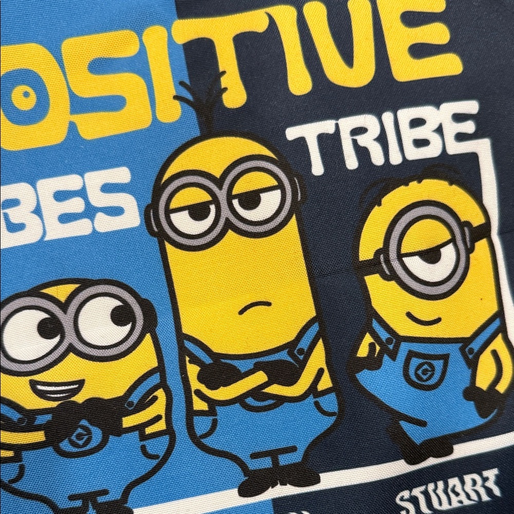 Minions Drawstring Backpack Set - Black And Blue - image 6